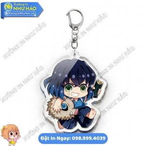 Xưởng In Móc Khóa Mica Anime Demon Slayer Theo Yêu Cầu Thiết Kế Chuyên Nghiệp