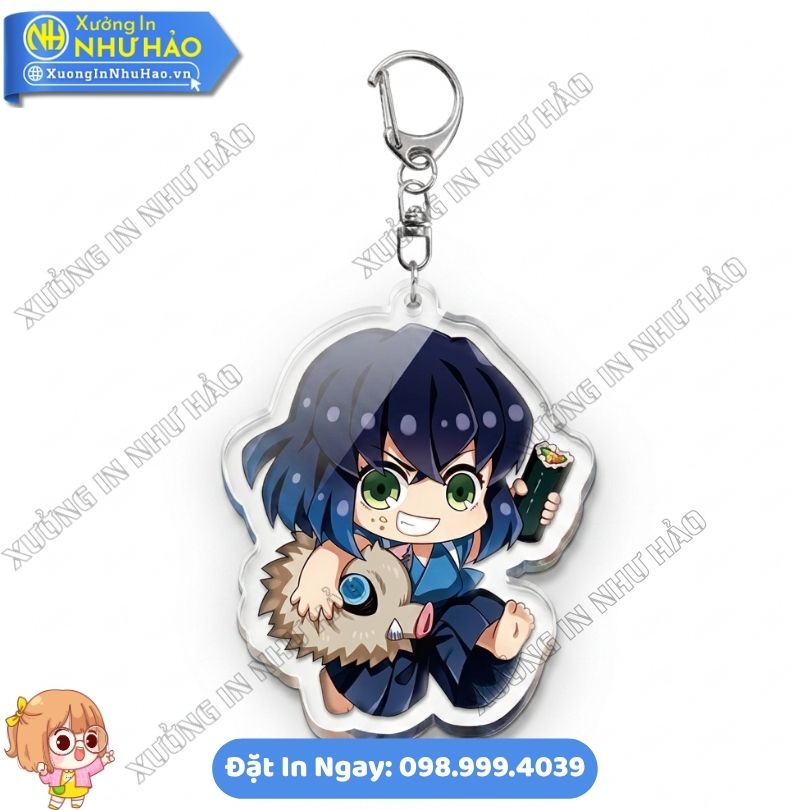 In Móc Khóa Mica – Móc Khóa In Nhân Vật Hoạt Hình Anime (8) Xưởng In Móc Khóa Mica Anime Demon Slayer Theo Yêu Cầu Thiết Kế Chuyên Nghiệp