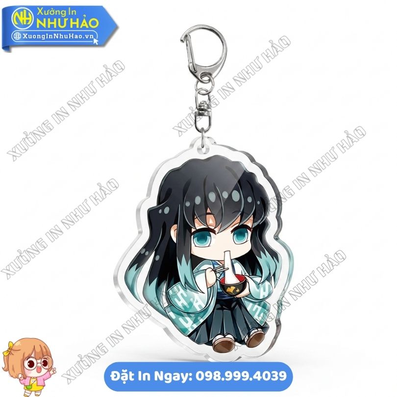 In Móc Khóa Mica – Móc Khóa In Nhân Vật Hoạt Hình Anime (9) Xưởng In Móc Khóa Mica Anime Demon Slayer Theo Yêu Cầu Thiết Kế Chuyên Nghiệp
