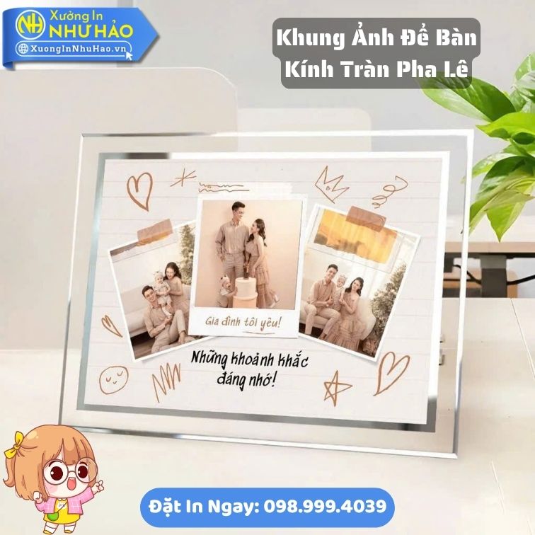 Khung Anh De Ban Kinh Tran Pha Le 4 Đặt Làm Khung Ảnh Để Bàn Kính Tràn Pha Lê Theo Yêu Cầu Thiết Kế Độc Đáo