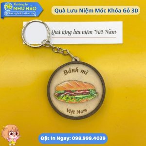 Móc Khoá Gỗ Hình Ảnh Biểu Tượng Địa Danh - Món Ăn Nổi Tiếng - Quà Tặng Lưu Niệm Độc Đáo Cho Doanh Nghiệp Du Lịch Tại Việt Nam