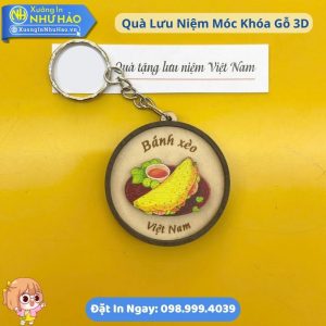 Móc Khoá Gỗ Hình Ảnh Biểu Tượng Địa Danh - Món Ăn Nổi Tiếng - Quà Tặng Lưu Niệm Độc Đáo Cho Doanh Nghiệp Du Lịch Tại Việt Nam
