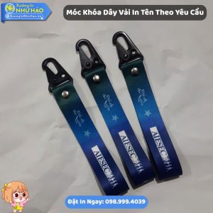 Móc Khóa Dây Vải In Tên Theo Yêu Cầu Đẹp Giá Sỉ - Thiết Kế Độc Bản Cho Doanh Nghiệp Tại Xưởng In Như Hảo