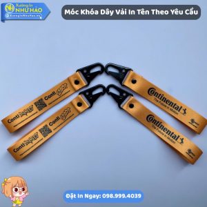 Móc Khóa Dây Vải In Tên Theo Yêu Cầu Đẹp Giá Sỉ - Thiết Kế Độc Bản Cho Doanh Nghiệp Tại Xưởng In Như Hảo