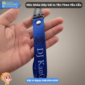 Móc Khóa Dây Vải In Tên Theo Yêu Cầu Đẹp Giá Sỉ - Thiết Kế Độc Bản Cho Doanh Nghiệp Tại Xưởng In Như Hảo