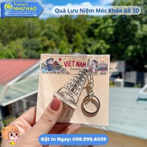 Làm Quà Lưu Niệm Móc Khóa Gỗ 3D, Magnet Theo Yêu Cầu Giá Sỉ - Xưởng In Như Hảo Cung Cấp Đồ Lưu Niệm Đẹp Độc Lạ