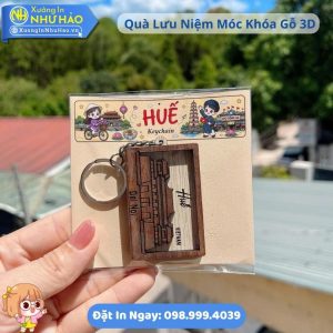 Làm Quà Lưu Niệm Móc Khóa Gỗ 3D, Magnet Theo Yêu Cầu Giá Sỉ - Xưởng In Như Hảo Cung Cấp Đồ Lưu Niệm Đẹp Độc Lạ