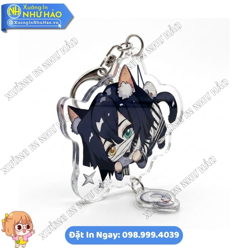 Móc Khóa Mica Anime Demon Slayer – Móc Khóa Nhân Vật Hoạt Hình Tanjirou Kamado Nezukokimetsu No Yaiba (3) In Móc Khóa In Nhân Vật Hoạt Hình Anime Theo Yêu Cầu Đẹp Sắc Nét - Móc Khóa Mica In 2 Mặt Làm Quà Tặng Lớp Học