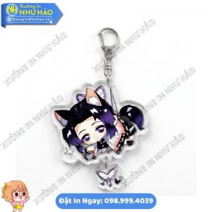 In Móc Khóa In Nhân Vật Hoạt Hình Anime Theo Yêu Cầu Đẹp Sắc Nét - Móc Khóa Mica In 2 Mặt Làm Quà Tặng Lớp Học