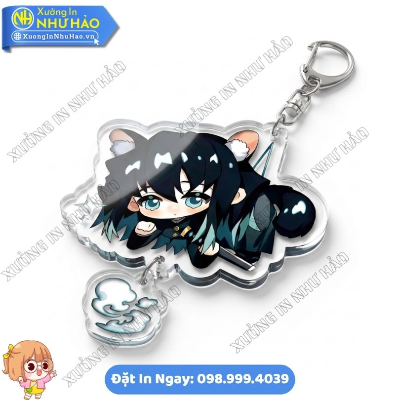 Móc Khóa Mica Anime Demon Slayer – Móc Khóa Nhân Vật Hoạt Hình Tanjirou Kamado Nezukokimetsu No Yaiba (8) In Móc Khóa In Nhân Vật Hoạt Hình Anime Theo Yêu Cầu Đẹp Sắc Nét - Móc Khóa Mica In 2 Mặt Làm Quà Tặng Lớp Học
