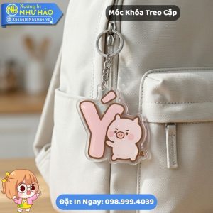 Móc Khóa Treo Cặp Thiết Kế Theo Yêu Cầu Đẹp Bền Giá Rẻ Tại Xưởng In Như Hảo