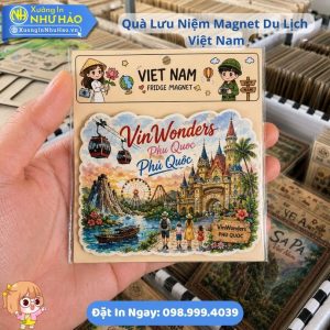 Xưởng Sản Xuất Magnet - Hít Tủ Lạnh Gỗ Lưu Niệm Việt Nam Theo Yêu Cầu Làm Quà Lưu Niệm Ý Nghĩa Cho Du Khách
