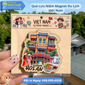 Xưởng Sản Xuất Magnet - Hít Tủ Lạnh Gỗ Lưu Niệm Việt Nam Theo Yêu Cầu Làm Quà Lưu Niệm Ý Nghĩa Cho Du Khách