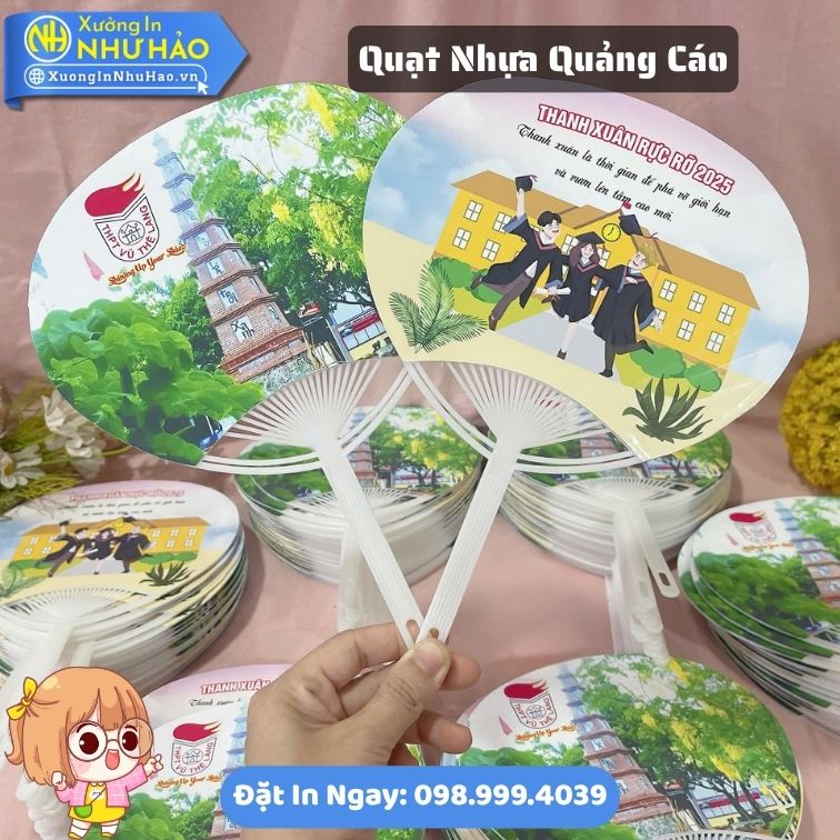 Quat Nhua Quang Cao 2 Xưởng In Quạt Nhựa Quảng Cáo Theo Yêu Cầu Đẹp Giá Tận Gốc Nhiều Ưu Đãi