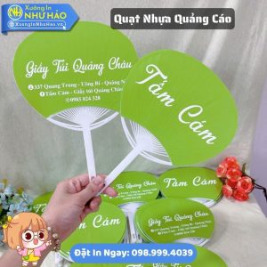Xưởng In Quạt Nhựa Quảng Cáo Theo Yêu Cầu Đẹp Giá Tận Gốc Nhiều Ưu Đãi