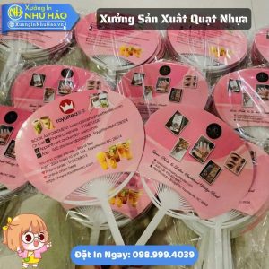Xưởng Sản Xuất Quạt Nhựa Theo Yêu Cầu - Báo Giá In Quạt Nhựa Cầm Tay Chi Tiết Cho Doanh Nghiệp