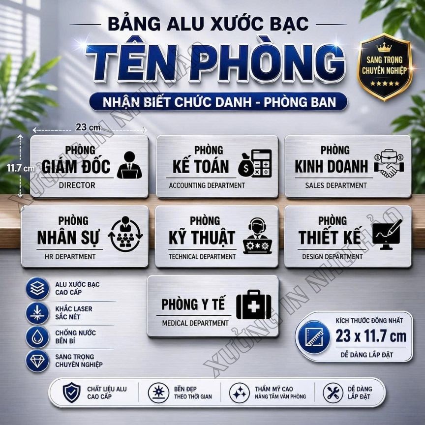 biển chỉ dẫn, biển phòng ban, bảng nội quy (31)