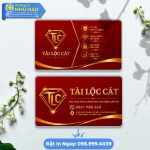 In Card Visit Bo Góc Giá Rẻ Theo Yêu Cầu Tại Xưởng In Như Hảo - Card Visit Bo Góc Đẹp Sang Trọng