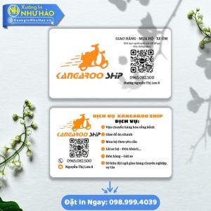 Đặt In Card Visit Dịch Vụ Lái Xe Hộ Theo Yêu Cầu Đạt Chuẩn Cao - Giá Rẻ Tại Xưởng Như Hảo