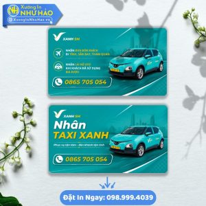 In Card Visit Taxi Gia Đình Thiết Kế Theo Yêu Cầu - Đặt In Card Visit Online Giá Rẻ Tại Xưởng In Như Hảo