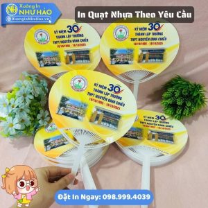 In Quạt Nhựa Theo Yêu Cầu Làm Quạt Cầm Tay Nhựa Cho Sự Kiện Mùa Hè Giá Rẻ Tại Xưởng In Như Hảo
