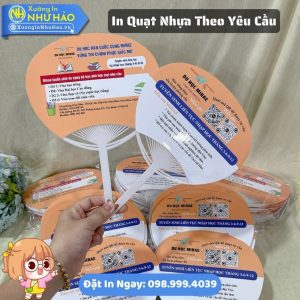 In Quạt Nhựa Theo Yêu Cầu Làm Quạt Cầm Tay Nhựa Cho Sự Kiện Mùa Hè Giá Rẻ Tại Xưởng In Như Hảo