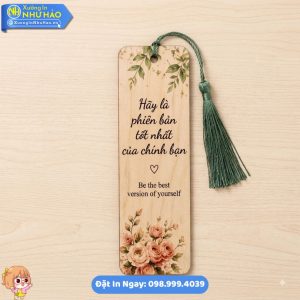 Bookmark Kẹp Đánh Dấu Sách Thiết Kế Theo Yêu Cầu - Xu Hướng Quà Lưu Niệm Độc Lạ