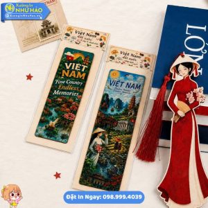 Bookmark Gỗ In Địa Danh Nổi Tiếng Việt Nam Thiết Kế Theo Yêu Cầu - Shop Quà Lưu Niệm Như Hảo Với Chất Lượng In Sắc Nét