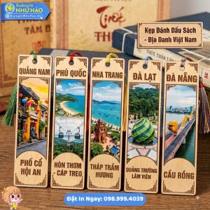 Bookmark Thẻ Kẹp Sách In Địa Danh Nổi Tiếng Việt Nam Theo Yêu Cầu Làm Đồ Lưu Niệm Đẹp