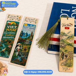 Bookmark Gỗ In Địa Danh Nổi Tiếng Việt Nam Thiết Kế Theo Yêu Cầu - Shop Quà Lưu Niệm Như Hảo Với Chất Lượng In Sắc Nét