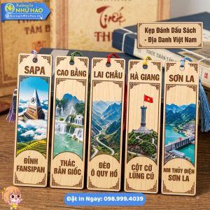 Bookmark Thẻ Kẹp Sách In Địa Danh Nổi Tiếng Việt Nam Theo Yêu Cầu Làm Đồ Lưu Niệm Đẹp