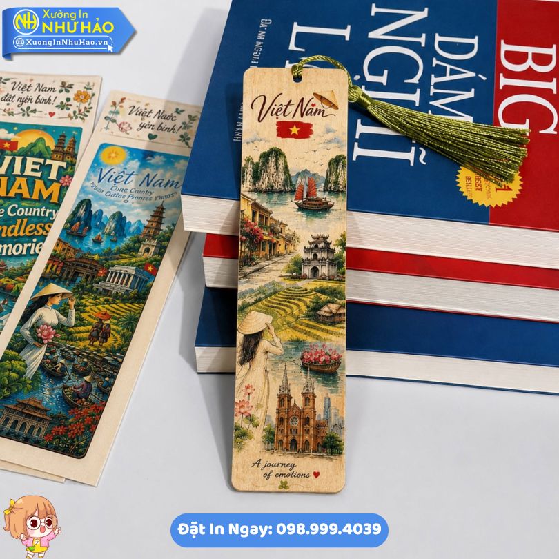 Bookmark Thẻ Kẹp Sách In Địa Danh Nổi Tiếng Việt Nam (34) In Bookmark Theo Yêu Cầu Hà Nội Độc Đáo Giá Rẻ Thiết Kế Đẹp Mắt - Đa Dạng Chất Liệu Giá Sỉ Cạnh Tranh