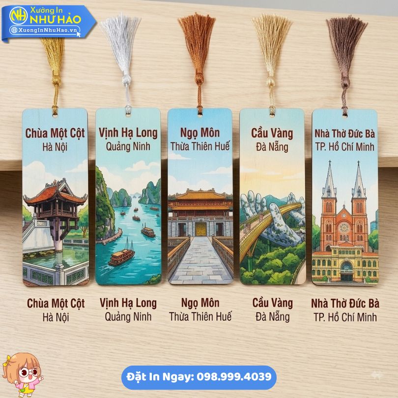 Bookmark The Kep Sach In Dia Danh Noi Tieng Viet Nam 5 Bookmark Thẻ Kẹp Sách In Địa Danh Nổi Tiếng Việt Nam Theo Yêu Cầu Làm Đồ Lưu Niệm Đẹp
