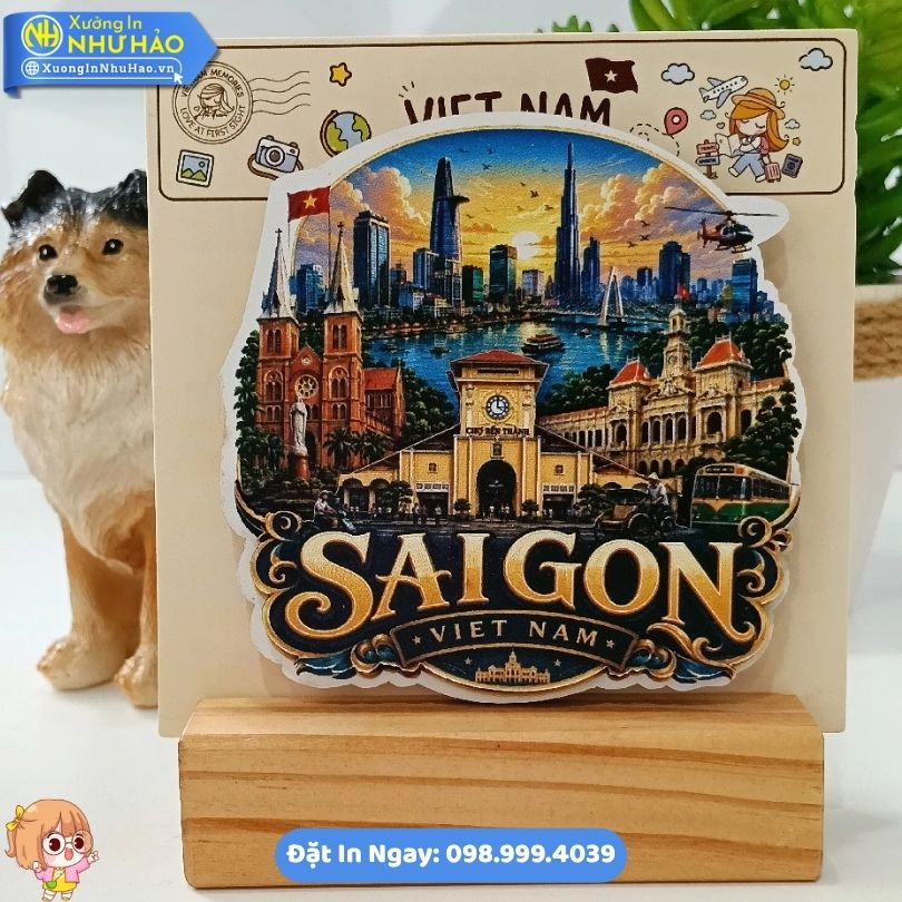 Magnet Qua Luu Niem Du Lich Thanh Pho Ho Chi Minh 2 Magnet Quà Lưu Niệm Du Lịch Thành Phố Hồ Chí Minh Theo Yêu Cầu Bằng Gỗ Làm Magnet Dán Tủ Lạnh Cao Cấp