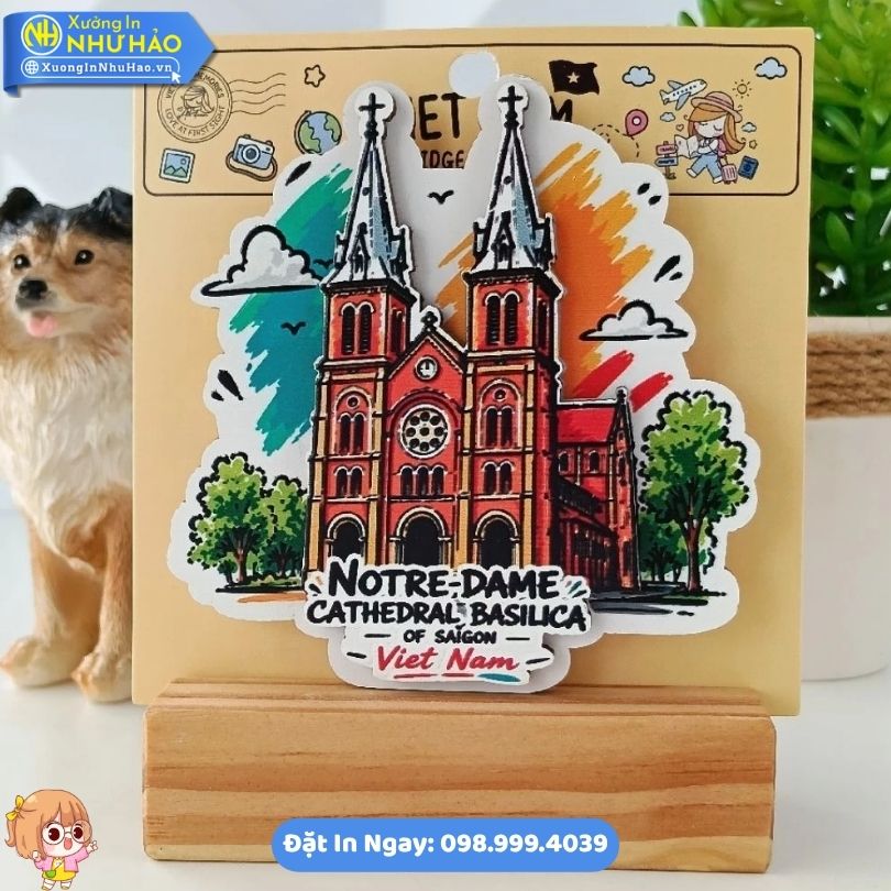 Magnet Qua Luu Niem Du Lich Thanh Pho Ho Chi Minh 6 Magnet Quà Lưu Niệm Du Lịch Thành Phố Hồ Chí Minh Theo Yêu Cầu Bằng Gỗ Làm Magnet Dán Tủ Lạnh Cao Cấp