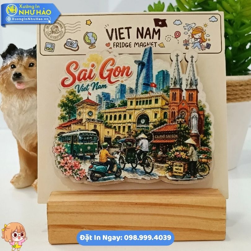 Magnet Qua Luu Niem Du Lich Thanh Pho Ho Chi Minh Magnet Quà Lưu Niệm Du Lịch Thành Phố Hồ Chí Minh Theo Yêu Cầu Bằng Gỗ Làm Magnet Dán Tủ Lạnh Cao Cấp