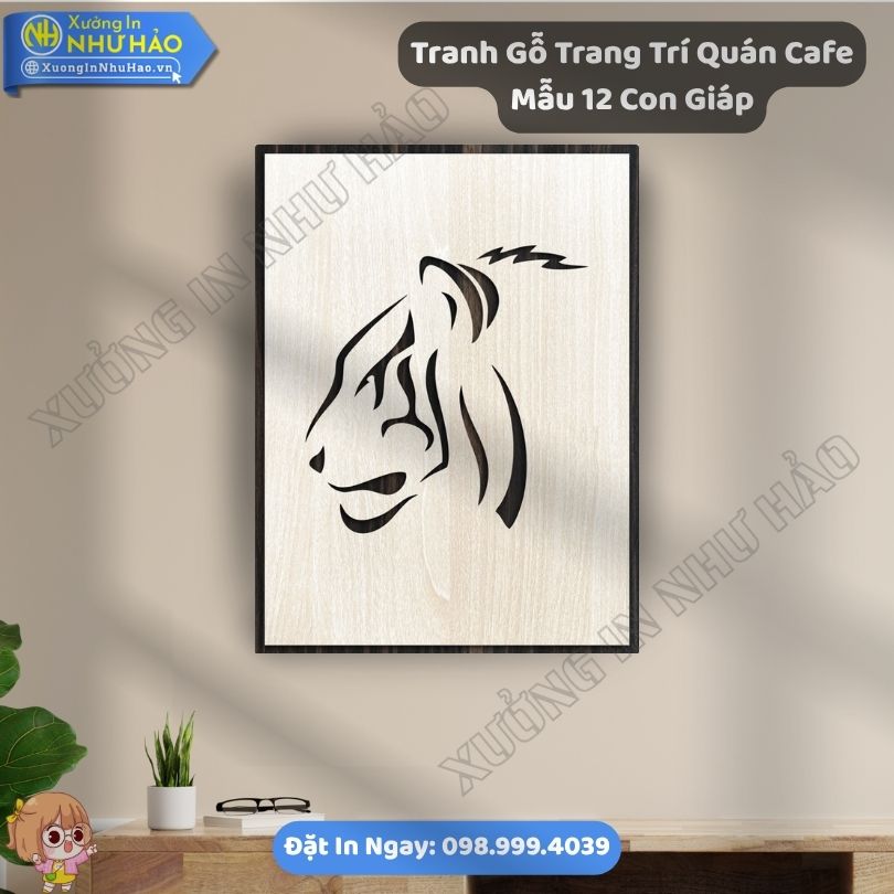 Tranh Go Trang Tri Quan Cafe Mau 12 Con Giap 12 Xưởng Chế Tác Tranh Gỗ Trang Trí Quán Cafe Mẫu 12 Con Giáp Theo Yêu Cầu Uy - Phối Hợp Tranh Gỗ Decor Đẹp