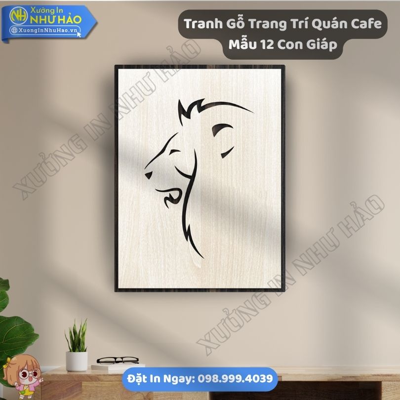 Tranh Go Trang Tri Quan Cafe Mau 12 Con Giap 15 Tranh Gỗ Treo Tường Slogan Động Lực Gia Công Theo Yêu Cầu Đẹp Bền Giá Tốt Toàn Quốc - Thiết Kế Theo Yêu Cầu Cho Quán Cà Phê