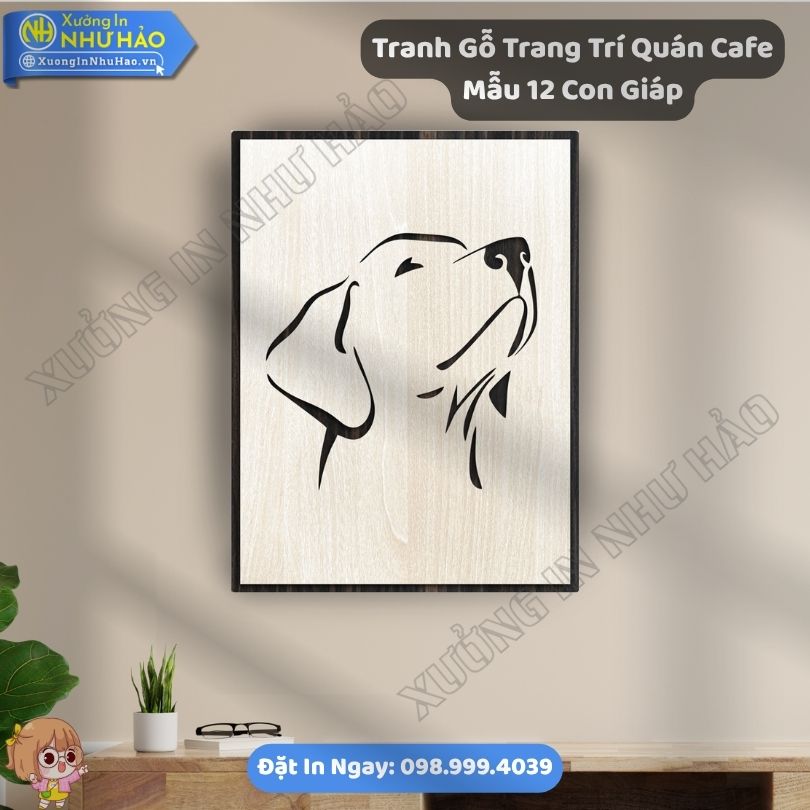 Tranh Go Trang Tri Quan Cafe Mau 12 Con Giap 2 Xưởng Chế Tác Tranh Gỗ Trang Trí Quán Cafe Mẫu 12 Con Giáp Theo Yêu Cầu Uy - Phối Hợp Tranh Gỗ Decor Đẹp
