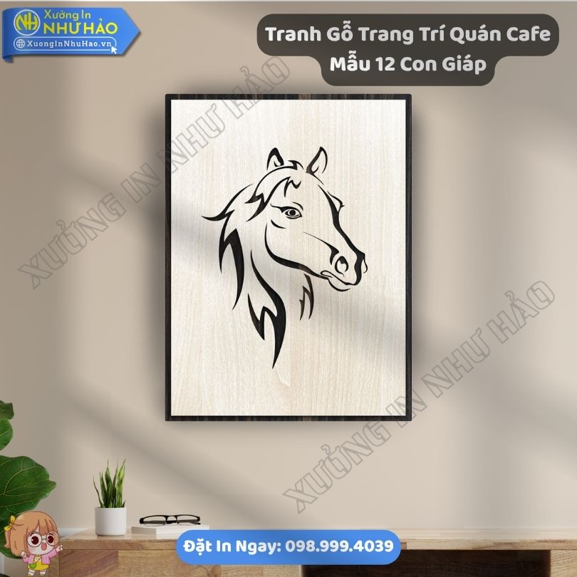 Tranh Go Trang Tri Quan Cafe Mau 12 Con Giap 6 Xưởng Chế Tác Tranh Gỗ Trang Trí Quán Cafe Mẫu 12 Con Giáp Theo Yêu Cầu Uy - Phối Hợp Tranh Gỗ Decor Đẹp