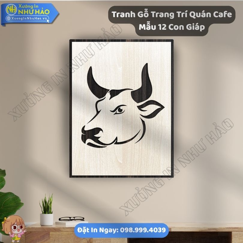 Tranh Go Trang Tri Quan Cafe Mau 12 Con Giap 7 Xưởng Chế Tác Tranh Gỗ Trang Trí Quán Cafe Mẫu 12 Con Giáp Theo Yêu Cầu Uy - Phối Hợp Tranh Gỗ Decor Đẹp