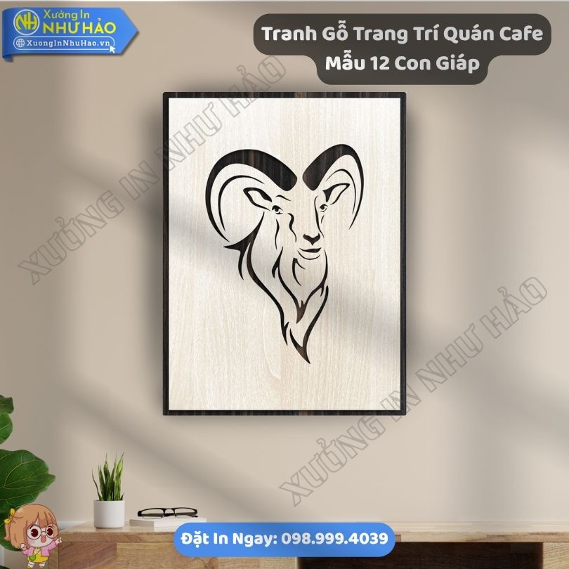 Tranh Go Trang Tri Quan Cafe Mau 12 Con Giap 8 Xưởng Chế Tác Tranh Gỗ Trang Trí Quán Cafe Mẫu 12 Con Giáp Theo Yêu Cầu Uy - Phối Hợp Tranh Gỗ Decor Đẹp