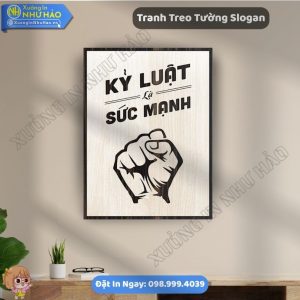 Tranh Gỗ Decor Treo Tường Cao Cấp Thúc Đẩy Năng Suất Làm Việc Tại Xưởng In Như Hảo