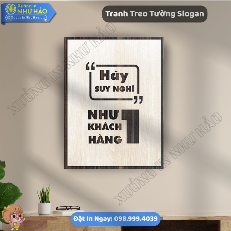 Tranh Treo Tuong Slogan 15 Tranh Gỗ Động Lực Trang Trí Văn Phòng Đẹp Giá Tốt Tại Xưởng Như Hảo - Tranh Slogan Treo Tường Gỗ MDF Chống Ẩm