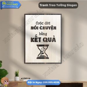 Tranh Slogan Động Lực Văn Phòng Đẹp Giá Tốt Thiết Kế Theo Yêu Cầu Tại Xưởng In Như Hảo