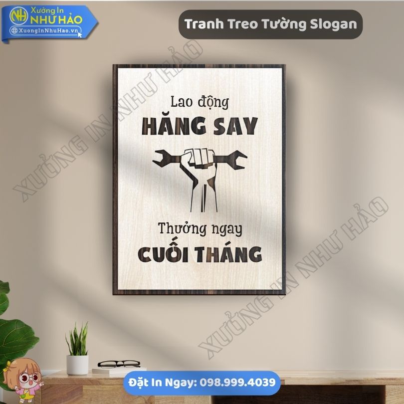 Tranh Treo Tuong Slogan 24 Tranh Slogan Động Lực Văn Phòng Đẹp Giá Tốt Thiết Kế Theo Yêu Cầu Tại Xưởng In Như Hảo