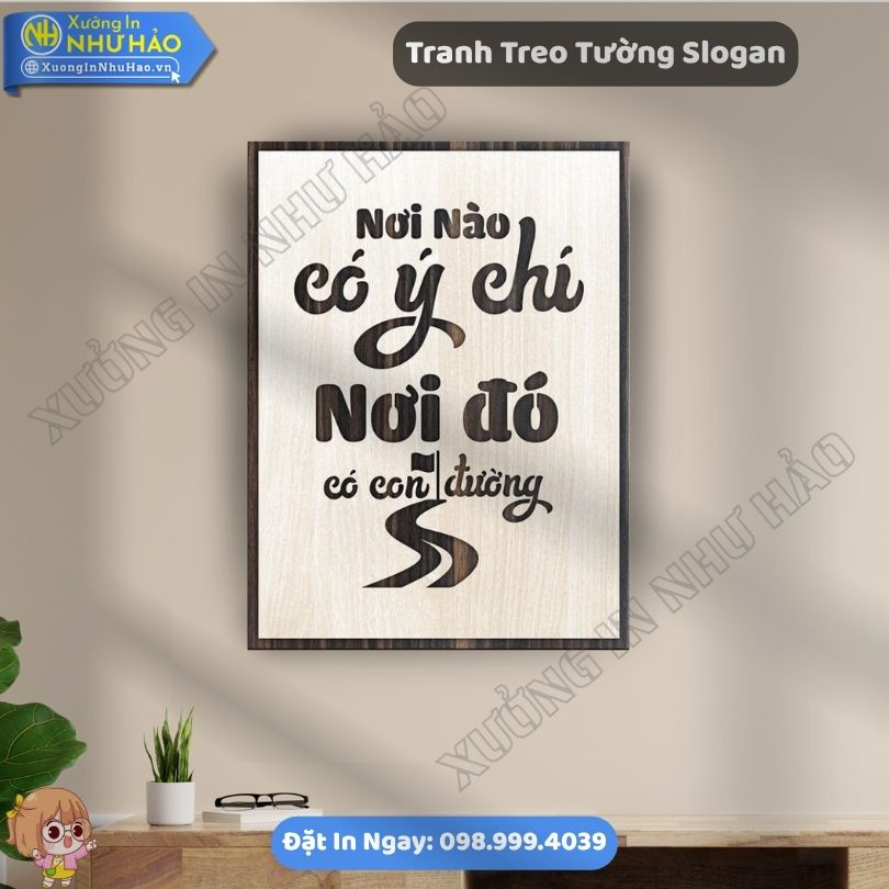 Tranh Treo Tuong Slogan 26 Tranh Slogan Động Lực Văn Phòng Đẹp Giá Tốt Thiết Kế Theo Yêu Cầu Tại Xưởng In Như Hảo