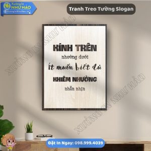 Tranh Slogan Động Lực Văn Phòng Đẹp Giá Tốt Thiết Kế Theo Yêu Cầu Tại Xưởng In Như Hảo
