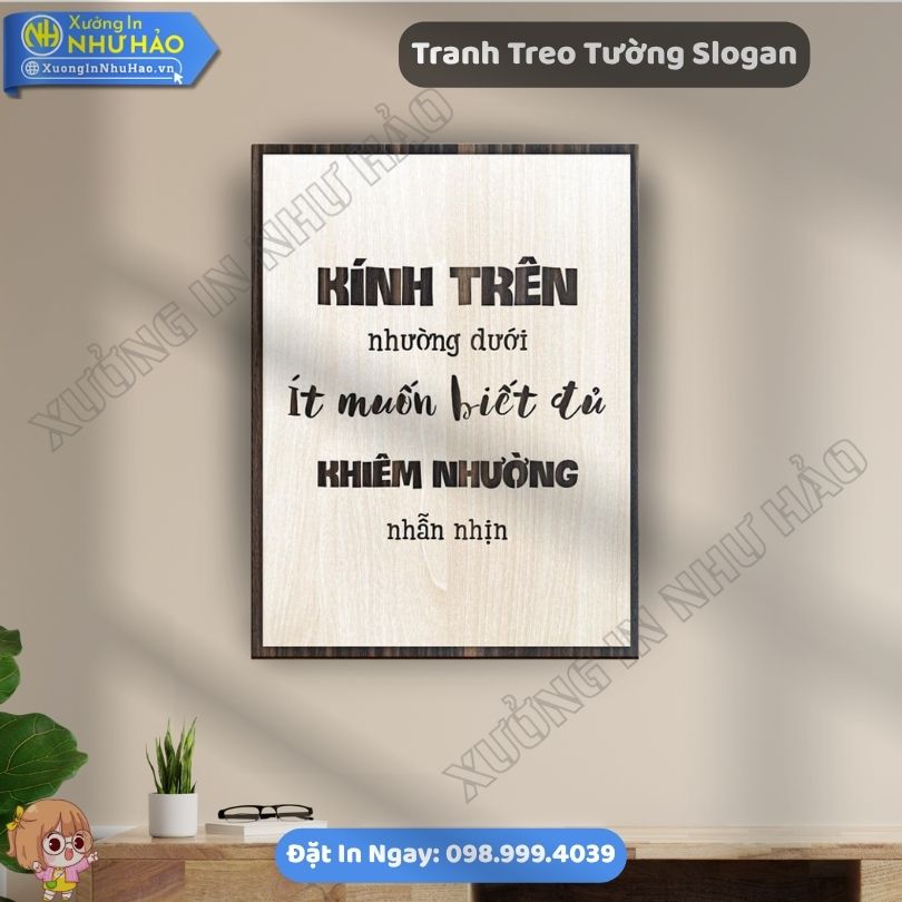 Tranh Treo Tuong Slogan 27 Tranh Slogan Động Lực Văn Phòng Đẹp Giá Tốt Thiết Kế Theo Yêu Cầu Tại Xưởng In Như Hảo