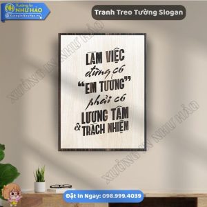 Tranh Treo Tường Slogan Độc Đáo Thiết Kế Theo Yêu Cầu - Xưởng Sản Xuất Như Hảo Mang Lại Giải Pháp Động Lực Tuyệt Vời Cho Văn Phòng Công Ty